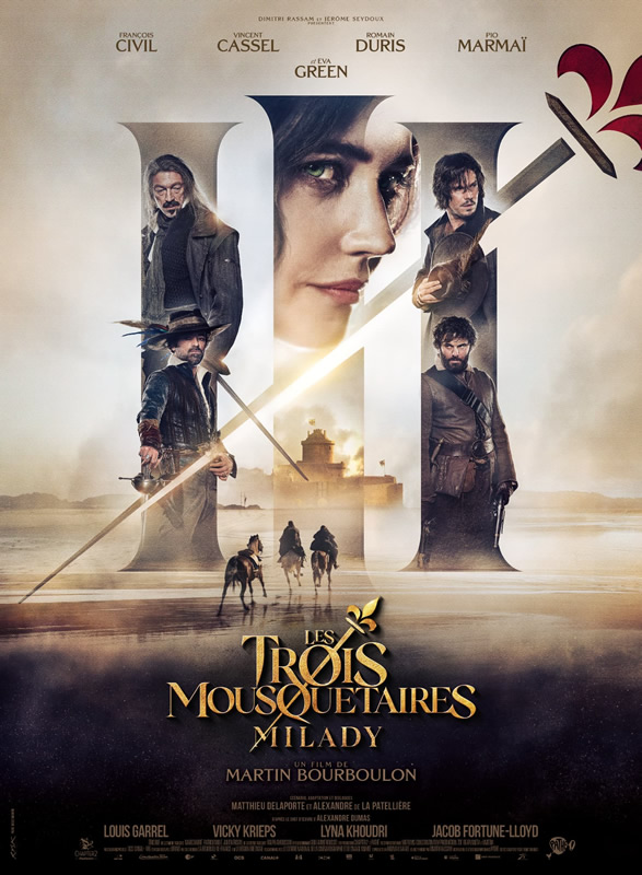 affiche LES TROIS MOUSQUETAIRES : MILADY Martin Bourboulon