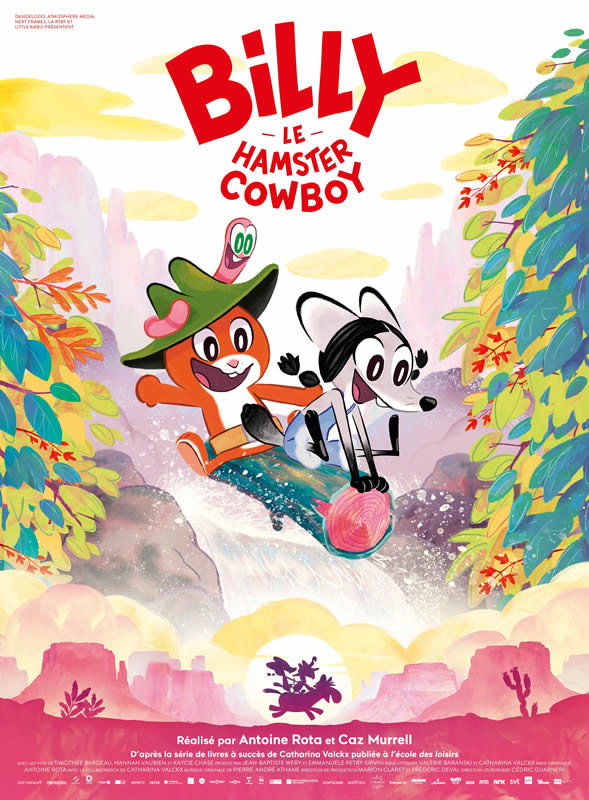 affiche BILLY LE HAMSTER COWBOY Antoine Rota & Caz Murrell