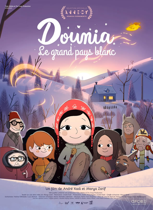 affiche DOUNIA, LE GRAND PAYS BLANC Marya Zarif & André Kadi