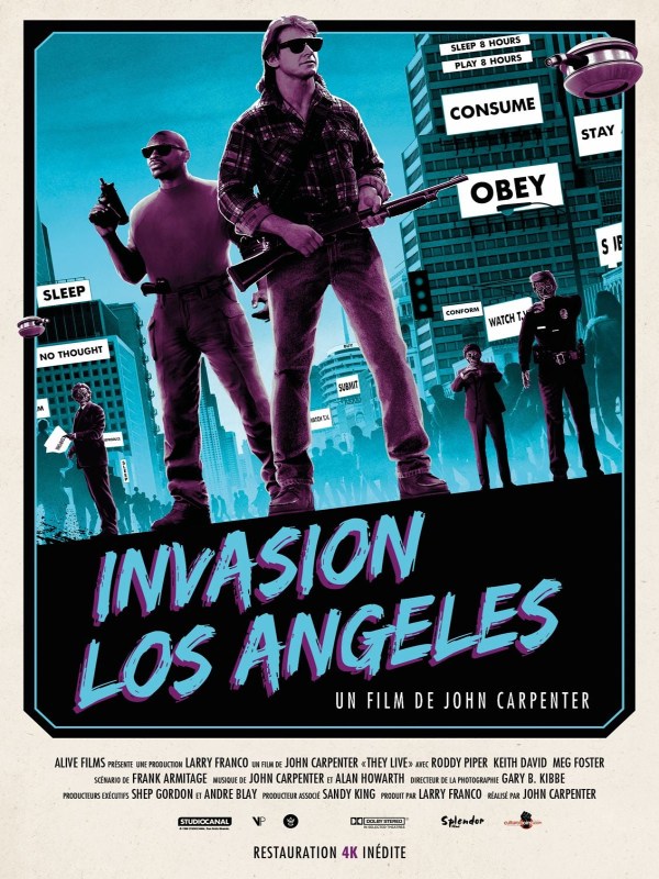 affiche INVASION LOS ANGELES John Carpenter