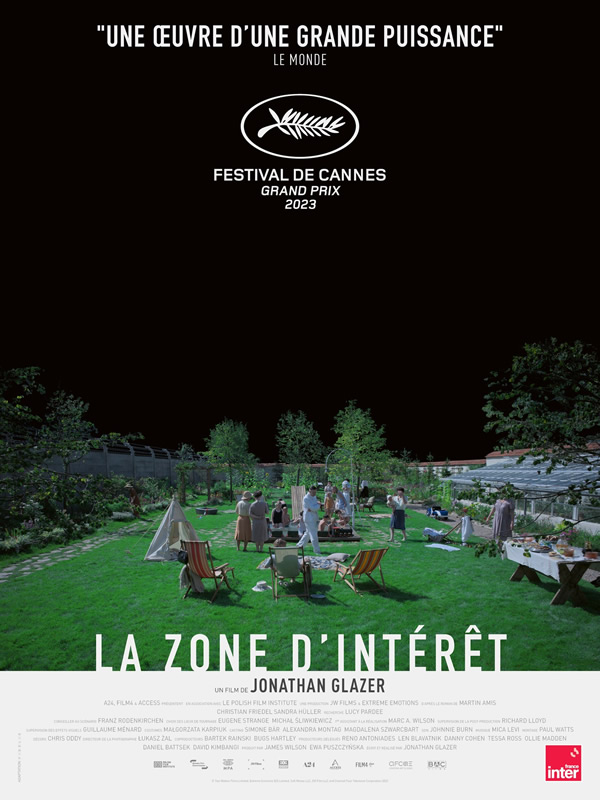 affiche LA ZONE D'INTÉRÊT Jonathan Glazer