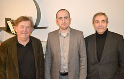 Iván Ruiz Acero, réalisateur du film, le Dr François Lechertier, et le Dr Vincent Moreau, psychiatres, psychanalystes, membres de l’ECF©DR