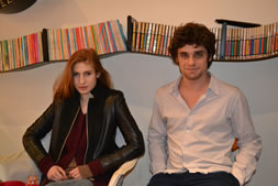 Agathe Bonitzer, comédienne et Arthur Dupont, comédien ©DR