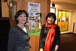 Annie Dussuet, maître de conférence en sociologie à ll'université de Nantes et Roselyne Bienvenu, directrice du CIDFF (Centre d'Information sur les Droits des Femmes et des Familles) ©DR