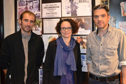 Sylvain Chollet, technicien environnement, Jérôme Négriolli, responsable du labo chimie/environnement du laboratoire Inovalys et Valérie Penlou, responsable du contrôle et de la promotion de la qualité de l'eau potable à Angers©DR