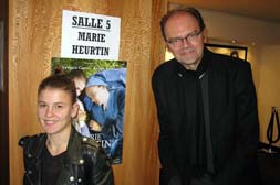 Ariana Rivoire, comédienne et Jean-Pierre Amaris, réalisateur©DR