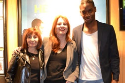 Marie-Castille Mention Schaar, réalistatrice, Ariane Ascaride et Ahmed Dramé, comédiens©DR