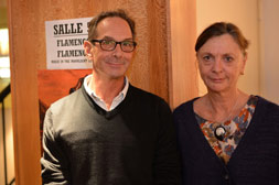 Robert Swinston, chorégraphe et Claire Rousier, directrice adjointe du CNDC©DR
