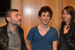 Stéphane Martin, programmateur du Chabada ThomR, réalisateur et Carla Pallone, de Mansfield TYA©DR