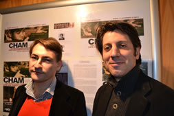 Bruno Deniel-Laurent et Guillaume Orignac les réalisateurs, Alain Jacobzone et Cécile Parent, historiens©DR