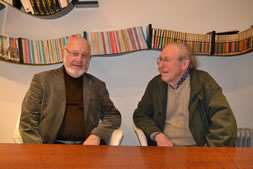 Dominique Robert, chercheur en sociologie, socio-anthropologue, docteur en sciences de l'éducation, directeur des recherches en sciences sociales au CNAM Pays-de-la-Loire, membre du GRECO CRI et Philippe Parrain, de l'association Cinélégende©DR