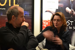 Etienne Davodeau, auteur de bandes-dessinées et Solveig Anspach, réalisatrice©DR