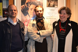 Thomas Alféri, philosophe, Université Catholique d'Angers, Frère Yves, Carme et Fréderique Poulet, théologienne©DR