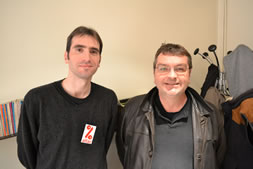 Mickaël Poiroux, Attac49 et Hugues Vaulerin, maire de Saint-Jean-de-la-Croix©DR