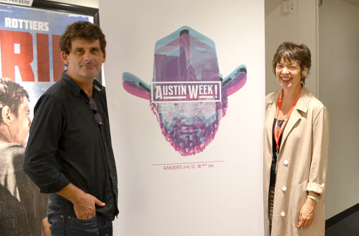 Xavier Massé, Premiers Plans - Angers Film Festival et Liz Wiley, French American Business Council of Austin / Avocate - Grable Martin Fulton©DR
