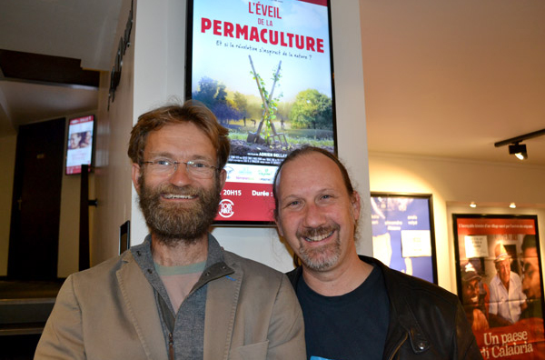 Jérôme Dehondt, membre créateur de l'AMAP de Durtal et François Banton, membre des Colibris Angers©DR