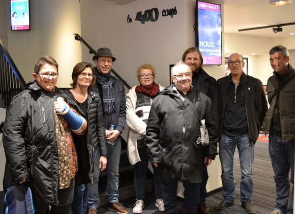 Nicolas Contant, réalisateur et les membres du groupe cinéma du Centre Artaud©DR