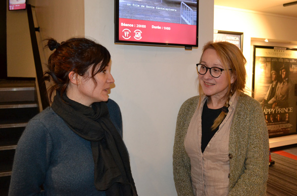 Lucie Lacroix, Association Culturelle en Santé Mentale et Sonia Cantalapiedra, réalisatrice.©DR
