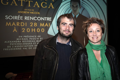 Mickael Peoc'h et Alexandra Boisseau-Marguerite, psychologues et membres de l'Association de la cause Freudienne val de Loire Bretagne.©DR