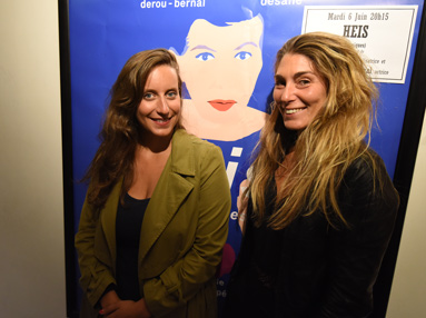 Anaïs Volpé, réalisatrice et Émilia Derou-Bernal, actrice.©DR