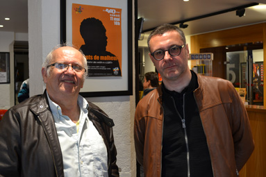 Bernard Moreau, référent droit d'asile Quazar et Arnaud Villemin, réalisateur.©DR