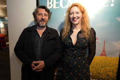 Bruno Podalydès, realisateur et Emelyne Bayart, actrice.©DR