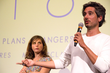 Catherine Paillé, co-scénariste, Jean-Bernard Marlin, réalisateur.©DR