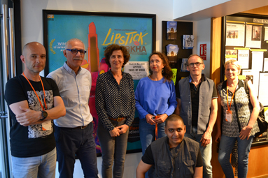 Christian Frémin et Gaëlle Bédier Lerays, festival photographique Influences Indiennes et l'Association Tisseurs Images.©DR