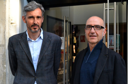  Christian Notte, avocat au barreau d'Angers et Dominique Pacteau, président de l'association Re-Père.©DR