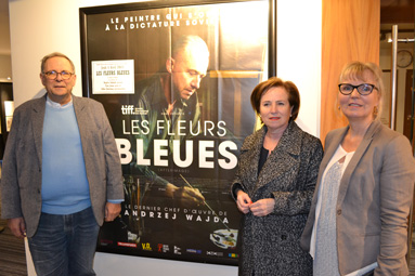 Christian Pihet, professeur de Géopolitique Sociale, Brigitte Sublard, avocate et Nathalie Morinière, responsable ACF-VLB Angers.©DR