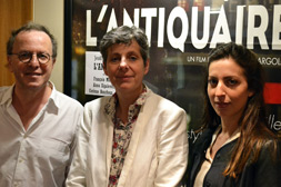 François Margolin, réalisateur Corinne Bouchoux, sénatrice du Maine et Loire et Anna Sigalevitch, comédienne.©DR