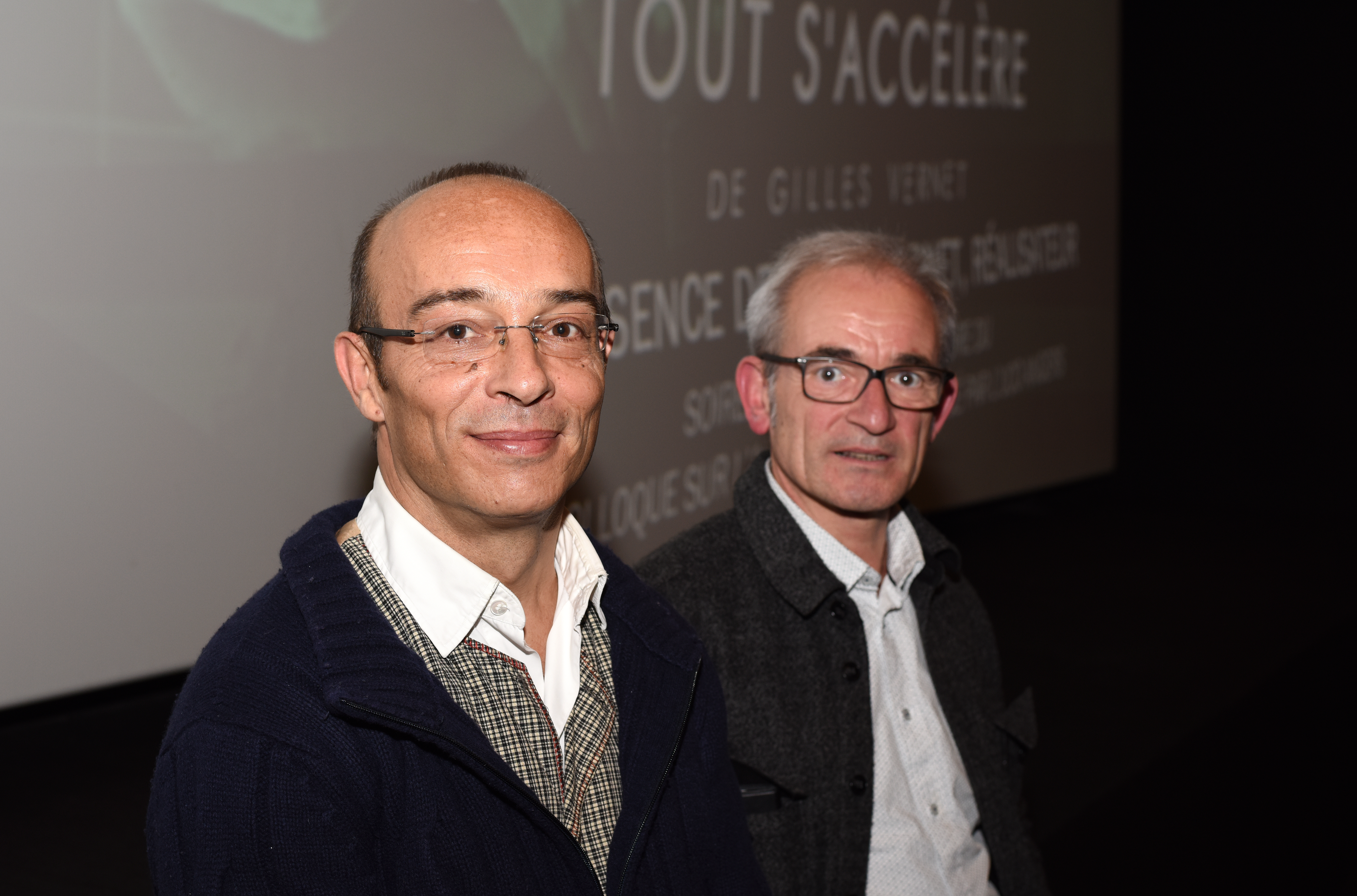 Gilles Vernet, réalisateur et Christian Heslon, maître de conférence à l'UCO, IPSA.©DR