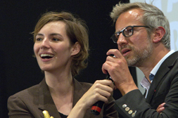 Louise Bourgoin, comédienne et Laurent Larivière, réalisateur.©DR
