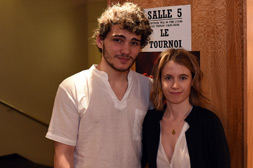 Michelangelo Passaniti, comédien et Elodie Namer, réalisatrice.©DR