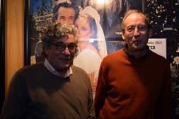 Pierre Streliski, psychanalyste, membre de l'École de la Cause Freudienne et Louis Mathieu, président de l'association Cinéma Parlant ©DR