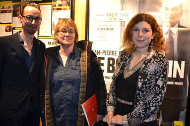 Rudy Ozelle, interne en psychiatrie, Christine Fourage, sociologue, chargée de mission pour les enquêtes de santé au travail et Aurore Le Nail, psychologue.©DR