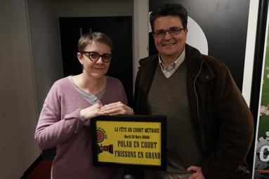 Violaine Bougère, Association Cinéma Parlant et Bernard Malblanc, Atelier Canopé du Maine et Loire.
©DR