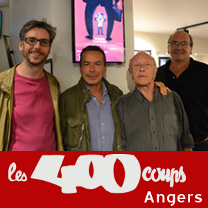 David Cayla, économiste, Université d'Angers, Gabriel Thomas et Dominique Chevalier, ATTAC et Olivier Hauville, cofondateur de l'association Echoppe.©DR