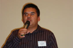 Jamie Moses, coordinateur culturel au village d'Eastmain©DR