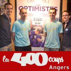 Pierre Picard, Rémi Thomas, Clément Gaboriaud et Émilie Maussion du groupe associatif SIEL BLEU©DR